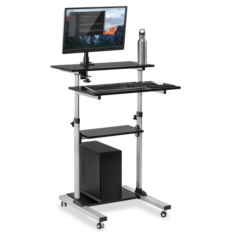 Mount it Adjustable Laptop Cart Wayfair